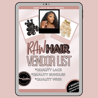 Raw Hair Vendor List